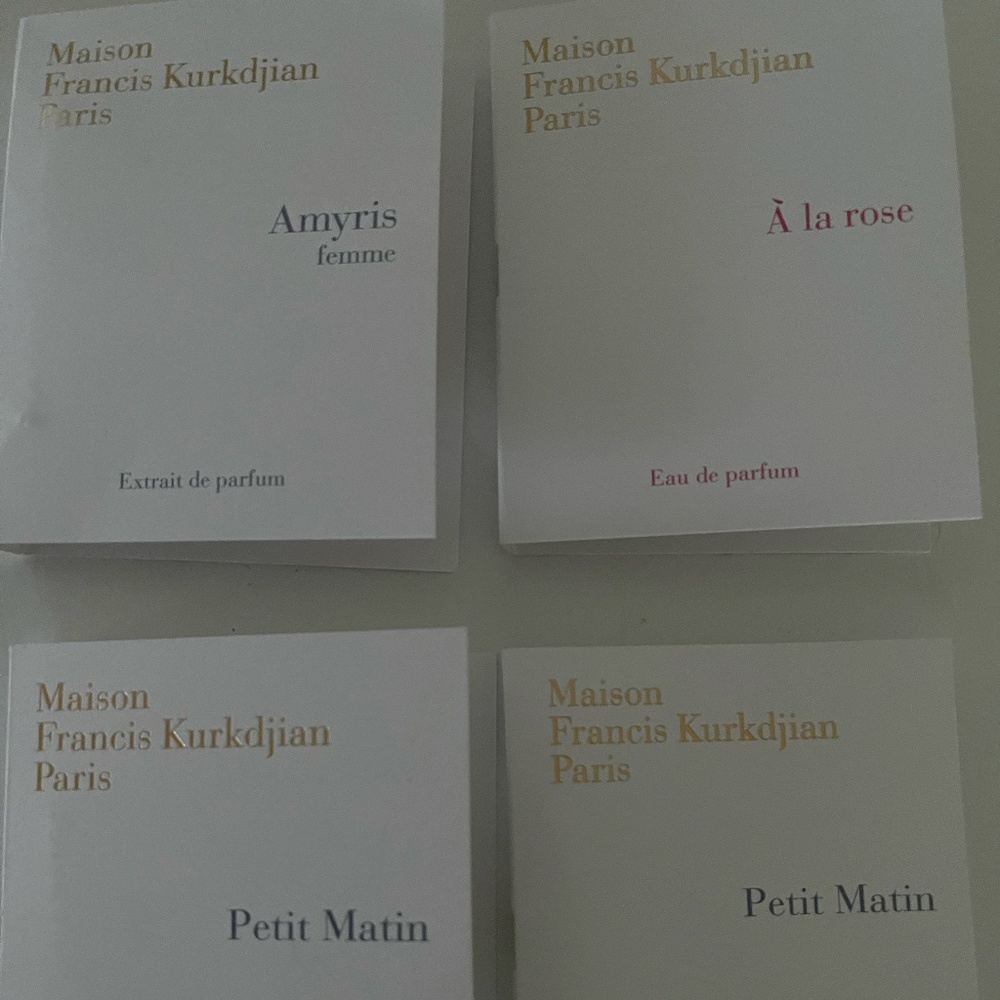 Maison Francis Kurkdjian Luxury Samples